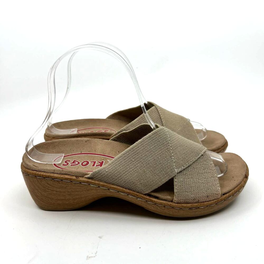 KLOGS Beige Slide Clogs Women's 7 US - Picture 3 of 9